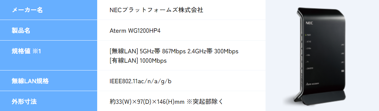 DTI光のWi-Fiルーターレンタル