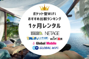 【1ヶ月レンタル】ポケット型WiFiおすすめ比較ランキング6選