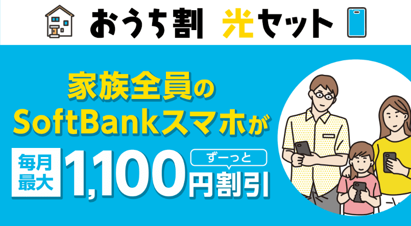 SoftbankAirのおうち割光セット