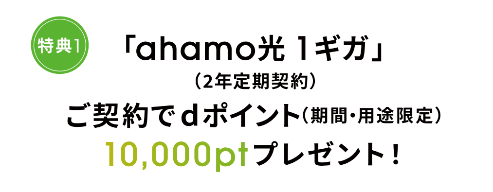 ahamo光の申し込み特典