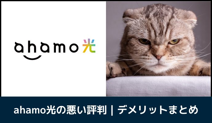 ahamo光のデメリット