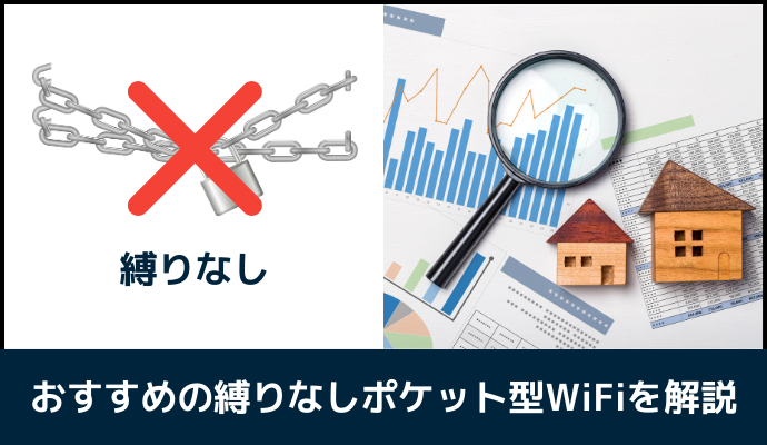 縛りなしポケット型WiFiの詳細を解説