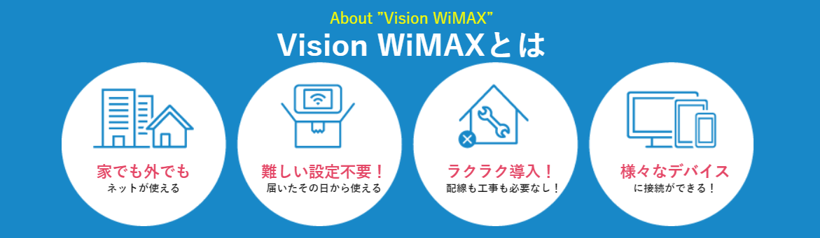 Vision WiMAXのおすすめポイント