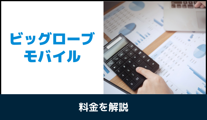 ビッグローブモバイルの料金を解説