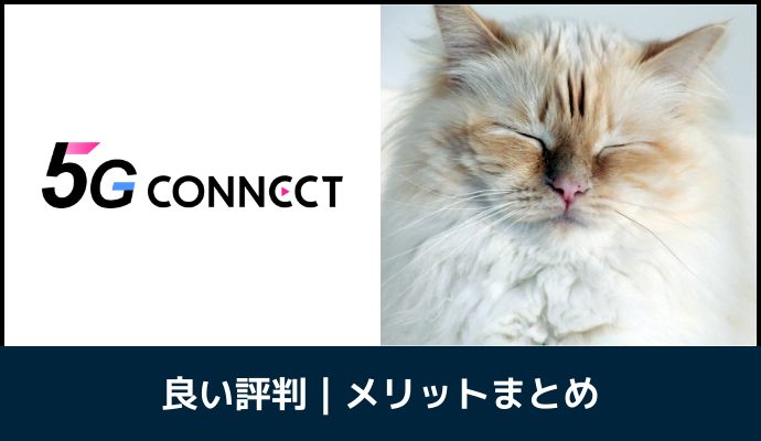 5G CONNECTの悪い評判・メリットを解説