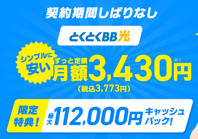 GMOとくとくBB(GMO光アクセス)2024年11月