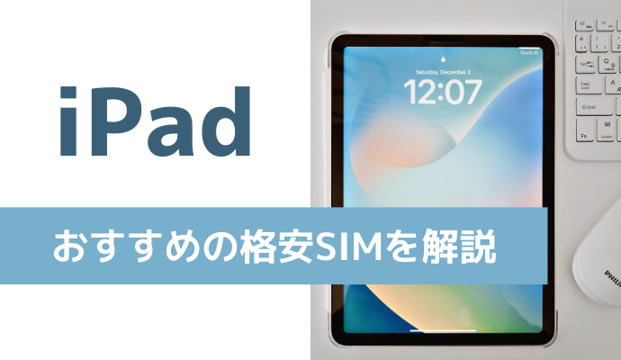 iPadにおすすめの格安SIMを解説