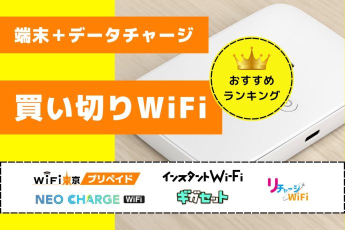 買い切りWiFi比較おすすめランキング5選｜メリットとデメリットを解説